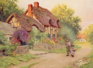 Man With A Scythe — Arthur Claude Strachan