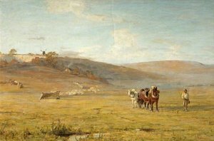 An Autumn Morning — James Aumonier