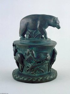 Model Of Flagpole Base, Alfred E. Smith Memorial — Paul Manship