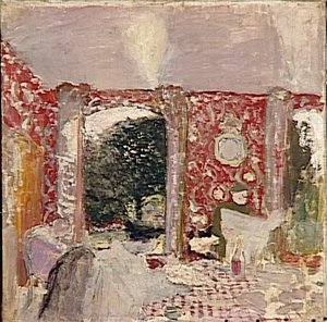 La Salle A Manger Rouge — Jean-édouard Vuillard, Nabis Impressionism
