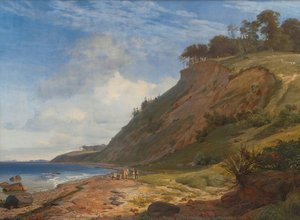 A Danish Coast. View From Kitnæs On Roskilde Fjord. Zealand — Johan Thomas Lundbye, National Romanticism