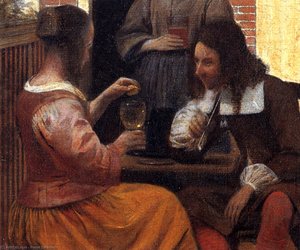 Village House (detail) — Pieter De Hooch