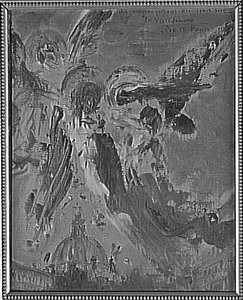 Des Anges Jettent Des Fleurs Sur Le Vatican — Gustave Moreau