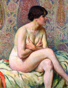 Seated Nude — Theo Van Rysselberghe