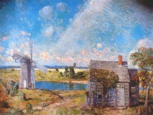 Old Long Island Landscape — Frederick Childe Hassam
