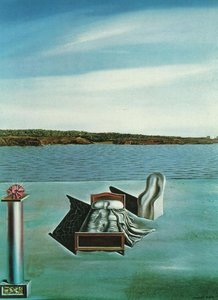 Surrealist Composition With Invisible Figures — Salvador Dalí