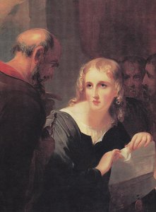 Portia And Shylock — Thomas Sully