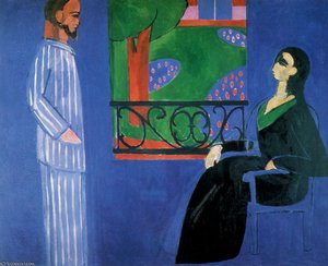 La Conversation Huile Sur Toile St Petersbourg, Museum Of The Hermitage — Henri Matisse