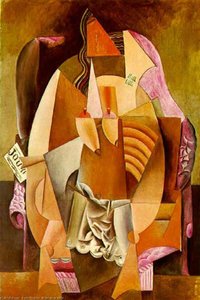 Mujer En Un Sillón — Pablo Picasso, Cubism