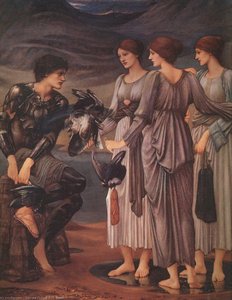 The Arming Of Perseus — Edward Coley Burne-jones