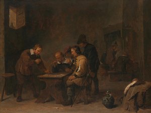 The Gamblers, David Teniers (ii), C. 1640 — David Teniers The Elder