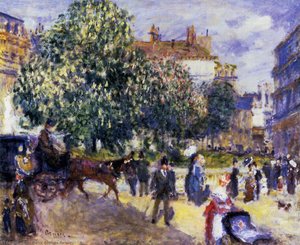 Place De La Trinite, Paris — Pierre-auguste Renoir, Impressionist Landscape