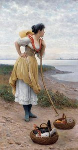 Daydreaming 1 — Eugen Von Blaas