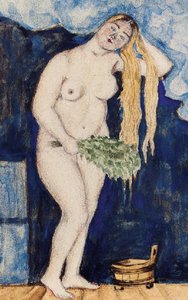 Study For 'russian Venus' — Boris Mikhailovich Kustodiev, Realism
