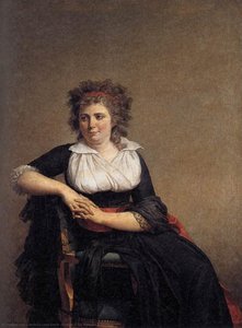 Portrait Of The Marquise D'orvilliers — Jacques-louis David