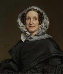 Aryna Van Der Pot (1786-1850). Wife Of N. J. A. C. Hoffmann, Cornelis Cels, 1841 — Cornelis Cels