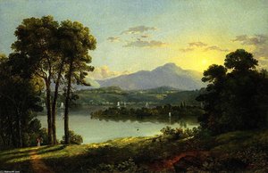 View On The Hudson — Christopher Pearse Cranch