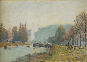 The Seine At Bougival — Alfred Sisley