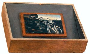 Cigar Box With Cosmic Landscape — Oscar Dominguez