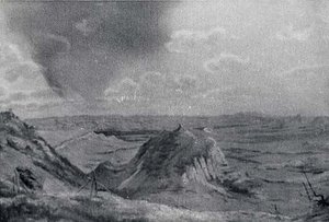 South Dakota Badlands, (painting) — Von Luerzer