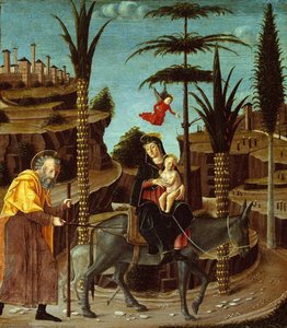 The Flight Into Egypt — Bernardino Jacopi Butinone
