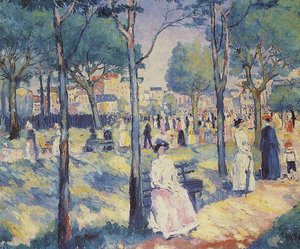 On The Boulevard — Kazimir Malevich, Suprematism