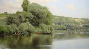 Calm Waters At Chaponval — Emilio Sanchez-perrier