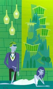 Olympus Is Poisoned With Boredom — Josh Agle (shag), Pop Surrealism