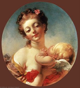 Venus And Cupid — Jean-honoré Fragonard