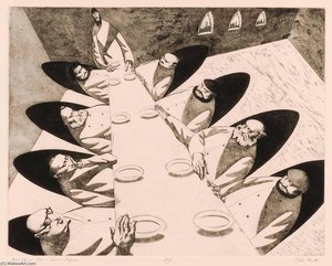 Jesus Christ 1970 Last Supper — John Fenton