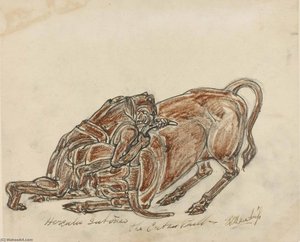Hercules Subdues The Cretan Bull — Paul Manship