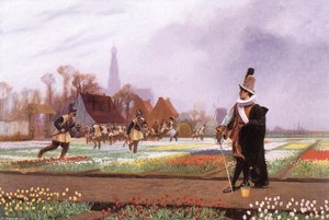 The Tulip Folly — Jean-léon Gérôme