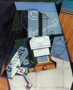 Newspaper With Coffee Mill — Juan Gris