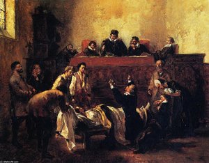 Day Of The Hearing (sketch) — Adolph Von Menzel