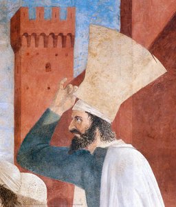 9. Exaltation Of The Cross (detail) — Piero Della Francesca, Early Renaissance