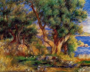 Landscape Near Menton — Pierre-auguste Renoir