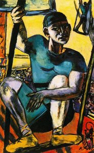Acrobat On The Trapeze — Max Beckmann