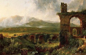 A View Near Tivoli (morning) — Thomas Cole