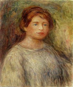 Portrait Of A Woman — Pierre-auguste Renoir