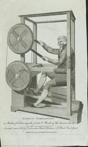 Patent Gymnasticon or, Machine for Exercising the Joints & Muscles of the human Body