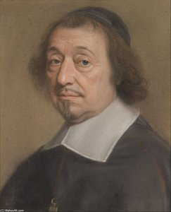 Portrait Of Monseigneur Louis Doni D'attichy, Bishop Of Riez — Robert Nanteuil