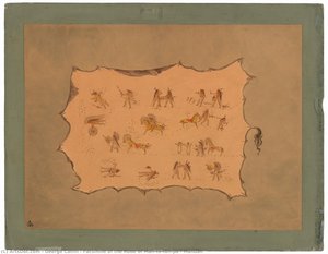Facsimile Of The Robe Of Mah-to-toh-pa - Mandan — George Catlin