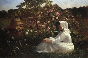 In A Field Of Flowers — Abbott Fuller Graves