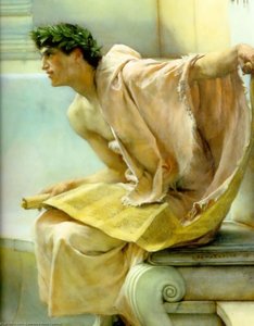 A Reading From Homer Detail — Lourens Alma Tadema