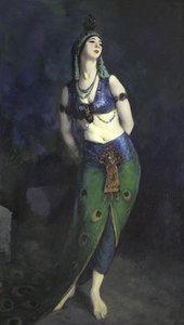 Ruth St. Denis In The Peacock Dance — Robert Henri