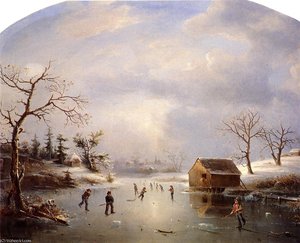 Skating Pond at Morristown - New Jersey