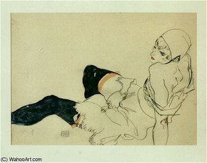 Untitled (5287) — Egon Schiele, Expressionist