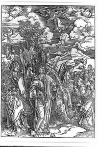 Angel Restraining — Albrecht Dürer