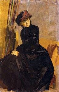 Lady dressed in black