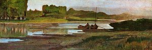 The Arno At Bellariva — Giovanni Fattori